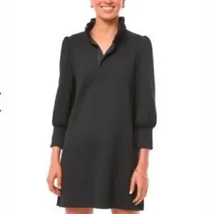 Pomander Place Black Terry Cotton dress - M